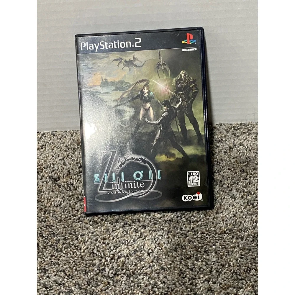 Video Game Sony PlayStation 2 RPG Koei Zill O'll Infinite NTSC-J Black Excellent